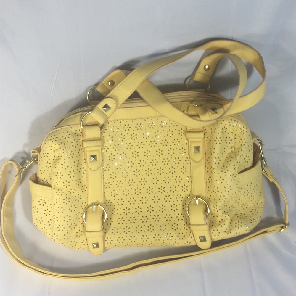 🌼Women’s NWOT Glittery Golden Daisies  Handbag